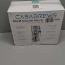 CASABREWS CM5418 Espresso Machine 20 Bar, Compact Espresso Maker with Steam Milk Frother, Stainless Steel Coffee Machine with 34oz Removable Water Tank for Cappuccino, Gift for Women or Men, Silver