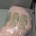 Pink Heart Pillow,Soft Heart Shaped Pillow with Faux Rabbit Fur for Bed Sofa Couch Home Decor,Cute Heart Shaped Throw Pillows for Girls Women Valentine (mini - 12.9" x 9.8")