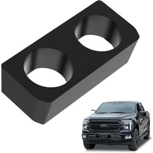 Console Cup Holder Insert for Ford F150 (2021-2024, Gen 14), Suitable for Driver's Side Cup Holder, Compatible with Yeti, Stanley or Other tumblers