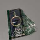 OOK Magnatic Case for iPhone 15 Pro Max Case [Compatible with MagSafe] Full Camera Lens Protector Gold Electroplate Edge Soft TPU Shockproof Protective Phone Case for Women Men 6.7 Inch - Black