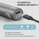 Measurement Microphone, Professional Calibrated Microphone with Individual Calibration File Compatible with MiniDSP, REW, Plug and Play USB-C Mic for Speaker Design & Audio Tuning