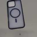 SUPFINE Magnetic for iPhone 14 Case & iPhone 13 Case (Compatible with MagSafe) (Military Grade Drop Protection) Slim Translucent Matte Shockproof Phone Cover,Navy Blue