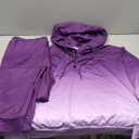 Nimsruc Two Piece Outfits For Women Jogging Suits Casual Sweatsuits Jogger (X-Large, Z513-gradient Purple)