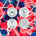 4 x Smart Sweets, Blue Raspberry Watermelon Lollipops Multipack, 3 Ounce