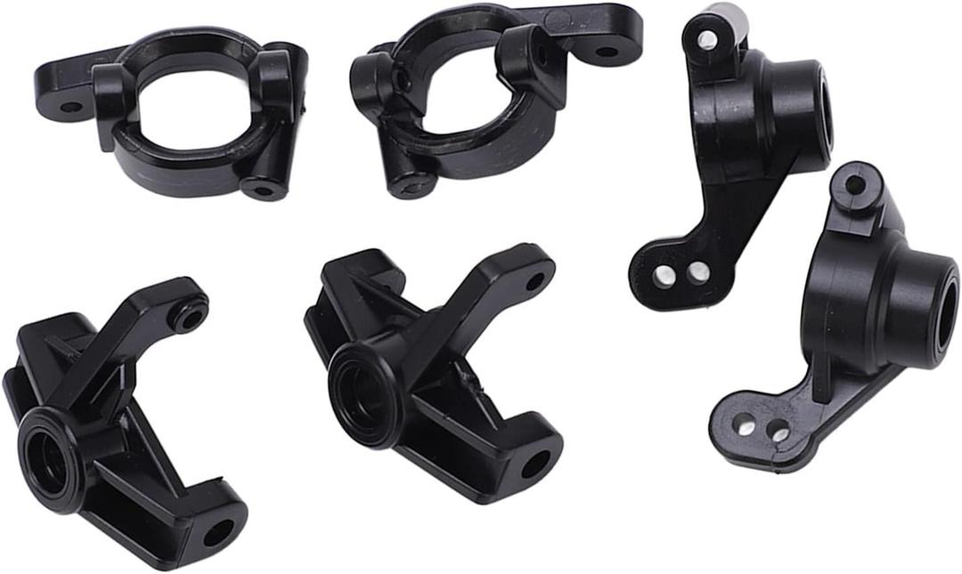 RiToEasysports RC Front Steering Knuckle, Plastic Steering Blocks Cup Rear Axle Carrier Rear C Blocks Steering Cup RC Parts and Accessories for 144001 1/14 RC Car