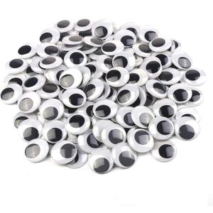 CCINEE 35mm Black Googly Wiggle Eyes 100PCS with Self-Adhesive for DIY Handmade Crafts Decorations