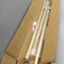 Gold Tension Curtain Rod 41-126 In, Outdoor Curtain Rod | No Drilling for Window,Heavy Duty Shower Rod,Rod Diameter 1.26In-One-bond stretching