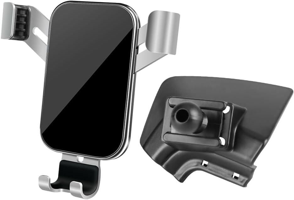 LUNQIN Car Phone Holder for Hyundai Santa Fe 2018 2017 2016 2015 2014 2013 Auto Interior Accessories Best Cell Phones Mount Cellphone Mobile Cradle Charging Navigation Bracket Screen Stand Accessory