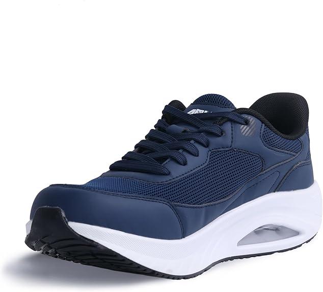 AOV Wide Toe Box Shoes for Men Arch Support Walking Shoes Plantar Fasciitis Orthotic Tennis Sneakers 10