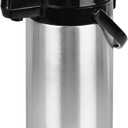 TOMAKEIT Airpot Coffee Carafe for Keeping Hot,102oz/3L Coffee Dispenser Thermal with Pump,Insulated Stainless Steel Hot Beverage Dispenser for Parties,Thermal Carafe for Hot Drinks Water Tea Chocolate