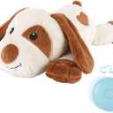 WEOK Heartbeat Dog Toy for Puppy- Helps for Dog Anxiety Relief and Calming Aid, Stuffed Animal Anxiety Calming Behavioral Aid Puppy Heartbeat Toy Sleep aid for Dogs Cats Pets