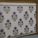 ISAENNE Rectangular Placemats Set of 6,Floral PVC Placemats, Waterproof and Heat-Resistant Place Mats,Decoration for Kitchen, Dining, Parties, Holiday,12"*17"