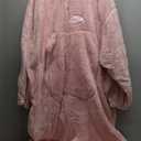 Wearable Blanket Hoodie for Women - Oversized Hooded Blanket for Adults Fluffy Plush Blanket Sweatshirt Soft Christmas Birthday Gifts for Mom Girlfriend Pink (Adults Extra Long)