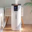 Humidifier large room, Lacidoll 16L/4.2Gal Whole house Humidifier 2000 sq.ft. Ultrasonic Cool Mist Humidifier for Home with Extension Tube, Quiet Bedroom Humidifier with Aroma Box, White