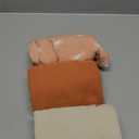 Gllquen Baby Muslin Bassinet Sheets 3 Pack, Breathable Elastic Cozy Fitted Cotton Bassinet Mattress Sheet for Baby Boy Girls, Fit for Hourglass Oval Rectangular Cradle Pad Sheets 33"x17"(Rainbow) (Red)