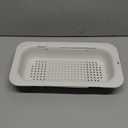 Extendable Over the Sink Colander Strainer Basket, Plastic Retractable Kitchen Sink Basket - Wash Vegetables, Fruits, Drain Pasta and Dry Dishes  (White L)