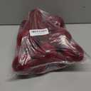 Roowest 4 Sets Large 24 Pcs Christmas Ball Ornaments for Tree Red Velet Balls Cluster Pre Strung Xmas Tree Decorations 2" to 2.8" Christmas Balls Ornaments for Hanging Holiday Party