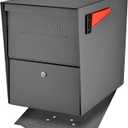 Mail Boss 7205 Package Master Curbside Locking Security Mailbox | Granite 21.5 x 12 x 16.5 inches