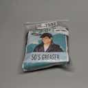 Seasons 50's Greasers Style Black Wig, 3 inches Novelty Rock Star Cosplay Accessory for Adult