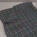 MIULEE Christmas Set of 2 Scottish Tartan Plaid Throw Pillow Covers Farmhouse Classic Decorative Outdoor Square Cushion Cases for Decor Sofa Couch 18x18 Inch, Green