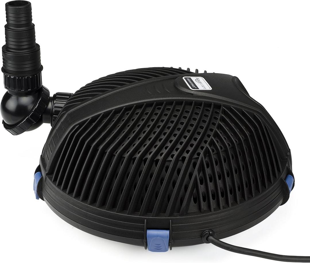 Aquascape AquaForce 1000 Solids Handling Pond Pump, 91011 , Black