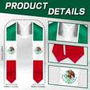 Graduation Sash, Embroidered Flag Graduation Stole for International Students 72 Inches
