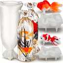 Water Bag Resin Mold, Silicone Molds for Resin Casting, 3D Lucky Bag Koi Fish Shaped Resin Molds for Home Decoration, Flowers Specimens Preservation, Epoxy Resin DIY Crafts