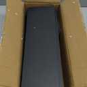 RICHER HOUSE 5 Set Floating Wall Mounted Shelves, Black Shelves for Wall Decor, Modern Picture Ledge Shelf with Lip for Storage, Nursery, Bedroom, Living Room, Bathroom - Black