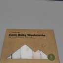 6-Pack Cotton Baby Washcloths for Newborn - Organic Cotton Muslin Soft Wash Cloths for Babies, Infant, Kids, Toddler Towels for Boy, Girl, Super Absorbent Face Cloths, Scratch-Free Baby Rags (Fleur)