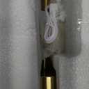 Oneach 9" Cordless Table Lamp, Gold Rechargeable Battery Operated Lamp, 3-Way Step less Dimming Touch Lamps, Small Glass Bedside Nightstand Light for Bedroom Dining Table Living Room Shelf Decor