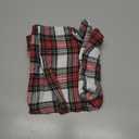 MIULEE Christmas Set of 2 Scottish Tartan Plaid Throw Pillow Covers Farmhouse Classic Decorative Outdoor Square Cushion Cases for Home Decor Sofa Couch 18x18 Inch, Red and White