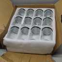 24Pack 12oz Glass Jars with Lids, 350ml Clear Candle Jars for Making Candles, Reusable & Dishwasher Safe Manson Canning Jar Bulk for Jam, Jelly, Honey, Pickles, Spice