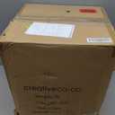 Creative Co-Op Large Orange & Whitewashed Terracotta Urn