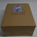 MyGift Clear Glass Apothecary Jars with Lid, Decorative Footed Vase, Candy Buffet Containers Set of 2