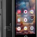 80GB MP3 Music Player with Bluetooth, 3-inch Portable MP4 Player Support All Formats Video with Built-in Speaker, FM Radio, Video, E-Book, Recording. Expandable up to 256GB, Black