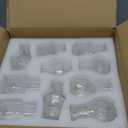 Small Glass Bud Vases Set of 20: Hewory Mini Vase Bulk for Wedding Centerpieces - Tiny Vases for Baby Showers Party Vintage Home Table Decor