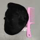 Pixie Cut Wigs with Bangs Human Hair for Black Women Non Lace Full Machine Made Glueless Rose Net Cap Short Straight Pixie Wig Brazilian Virgin Glueless Bob Wig Human Hair Short Layered Wigs For Women