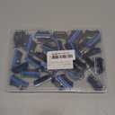 36 Blades Replacement Parts for GL-Fusion 5 Style Razors (Blue-Green), Wet Razors Men's Blades Value Packs