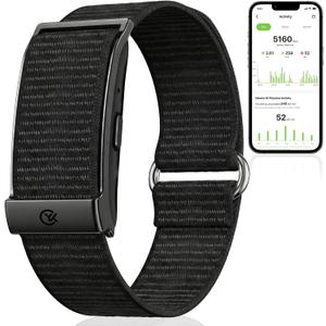 Smart Bracelet,Health and Fitness Tracker,24/7 Heart Monitor & Sleep Tracker, Multi-Sport Tracker Wristband with Free APP (Black)