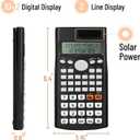 Mr. Pen- Scientific Calculators, 24 pcs, 2 Line Calculator for School, Fraction Calculator Scientific Calculator, Bulk, for School, High School, Collage, Office