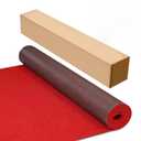 3ft x 10ft, 450GSM Red Carpet Runner for Events, Reusable TPR Non-Slip Backed Red Rug with Anti Slip for Wedding, Christmas, Indoor/Outdoor