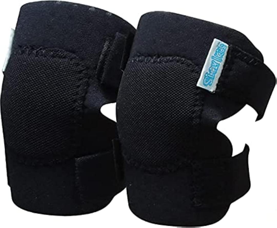 Simply Kids Baby Knee Pads for Crawling (2 Pairs), CPSIA Certified - Comfortable Knee Protector for Toddler, Infant, Girl, Boy, Crawler - Rodilleras para Bebe (Black)