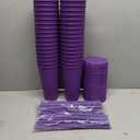Honeydak 30 Pack Tumbler with Straw and Lid Bulk Glitter Plastic Cups Water Bottle Iced Coffee Travel Mug Reusable Party Favor Cups for Birthdays travel 24-27 oz (Purple)