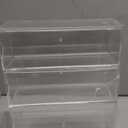 2 Pack Drink Packet Organizer, Acrylic Drink Mix Holder with 4 Clear Drawers Water Flavor Packets Container for Kitchen Pantry Home Organization (2 Pack)