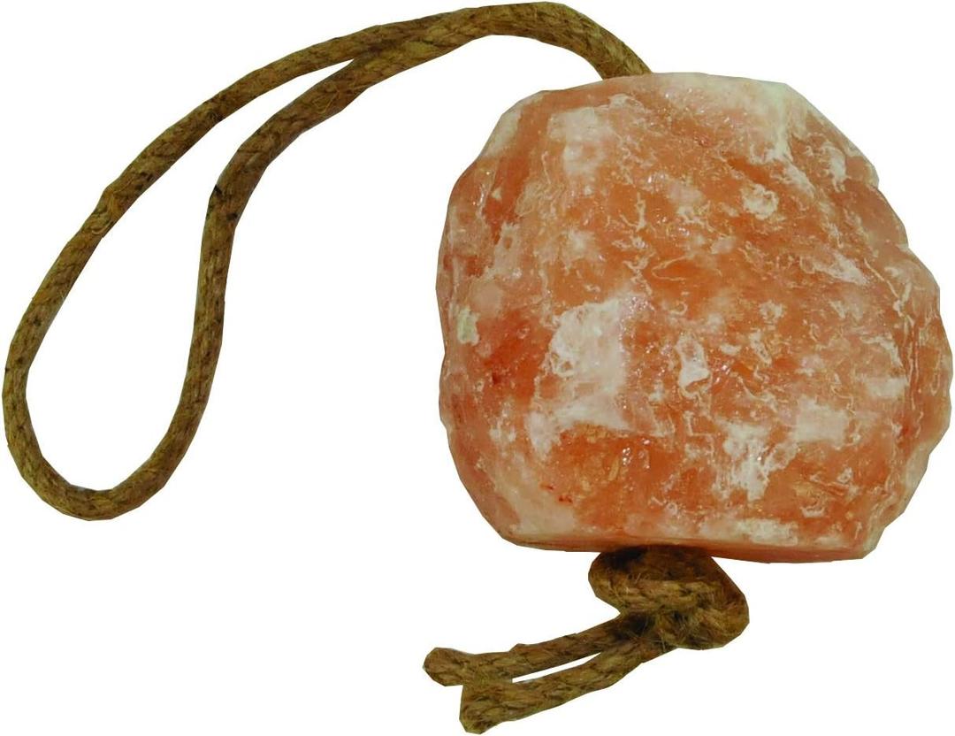 Horsemen's Pride Himalayan Salt Block on Rope for Horses, 4.4 Pounds, SS44 (1 count (Pack of 1))