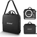 Neewer 12" Ring Light Carrying Bag for RH12B RH12C RH10B RH8B, 19.7"x16.5"/50x42cm Portable Protective Nylon Travel Case with Separate Section for Folded Light Stand Tripod Up to 19.7"/50cm, RU-011, 19.7"x16.5"x3.5"