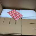 4 Sets Wine Boxes for Moving, 16 x 12 x 12 Inch Wine Bottle Moving Boxes with Reinforced Cardboard and Handles, Corrugated Boxes with Fragile Labels for Glassware, Moving, Packaging, Storage