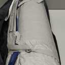 CAMPROS CP Tent 8 Person Camping Tents, Weather Resistant Family Tent, 5 Large Mesh Windows, Double Layer, Divided Curtain for Separated Room, Portable with Carry Bag (Blue)