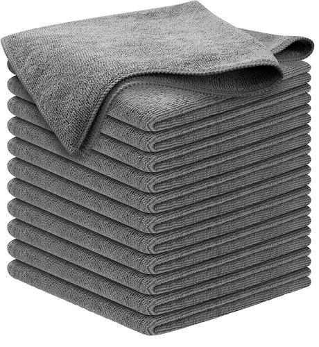 UZLU Microfiber, 8, Grey, 36x24in