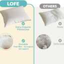Organic Kids Pillow - 16x22 Toddler Pillow with 100% Organic Cotton Shell, 2 Pack Adjustable Loft Youth Pillow, Machine Washable Organic plilow, Soft, Perfect for Kids&Youth